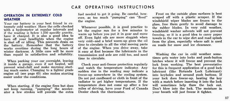 1965 Ford Owners Manual Page 3